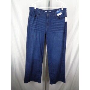 Old Navy High Rise Wow Wide Leg Jeans Size 18 New